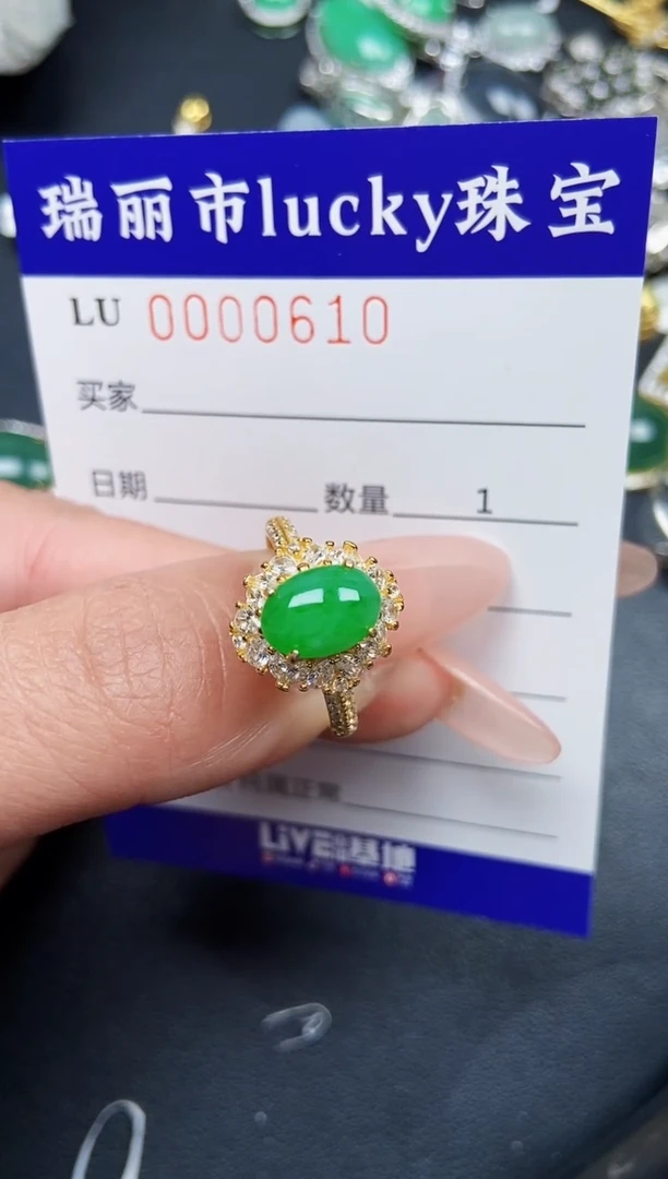 【闪购商品】翡翠颈饰银S925镶嵌0610