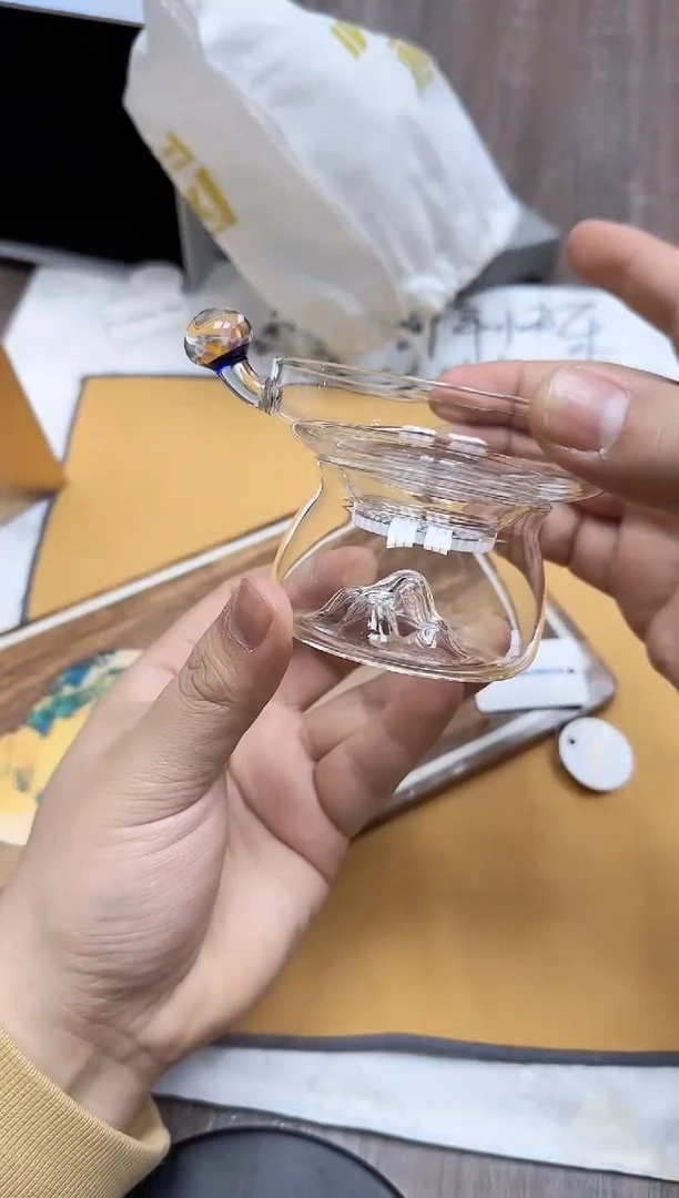 【闪购商品】其他风谜花语观山茶漏透明