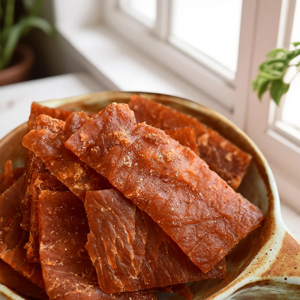 心巴上 脆脆猪肉脯 果木炭烤潮汕吊龙猪肉脯解馋零食 原切 小胖子