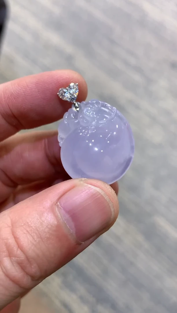 颈饰未镶嵌翡翠天然A货翡翠