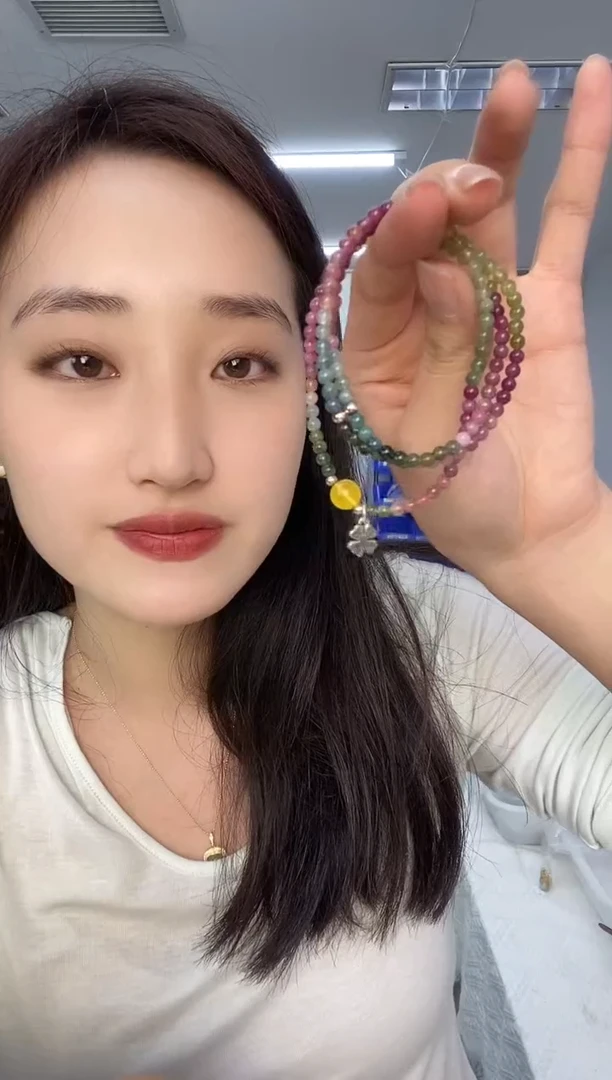 未镶嵌颈饰碧玺天然珠宝多样性发其一