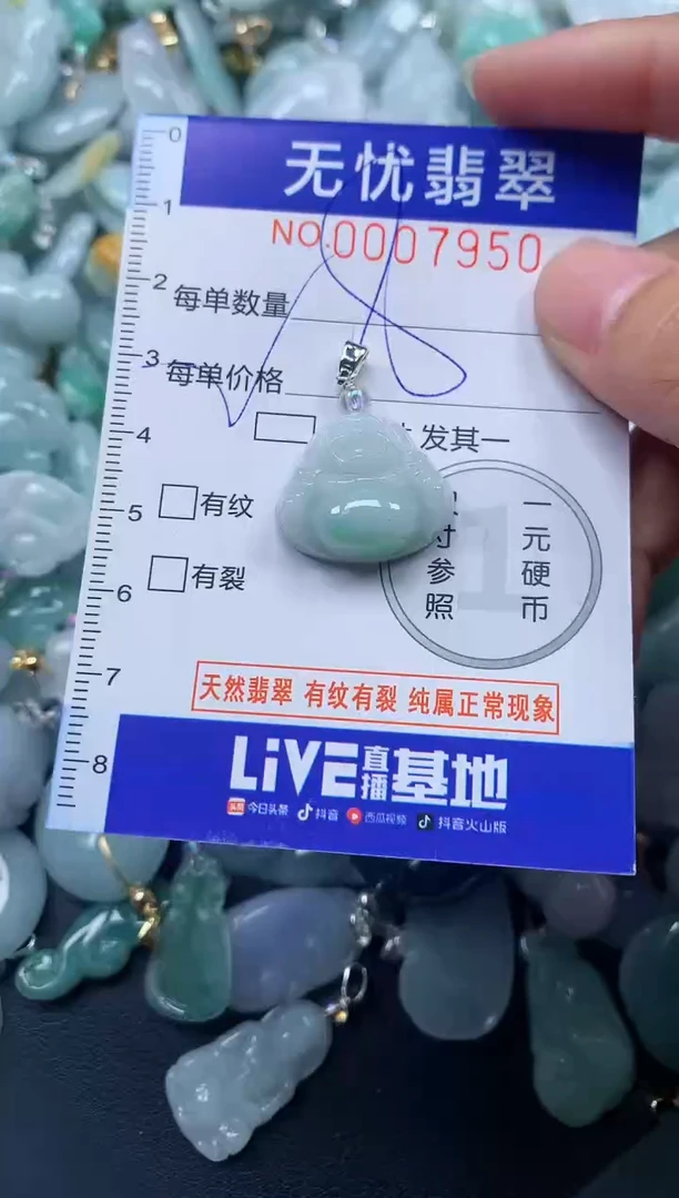 颈饰未镶嵌翡翠7950