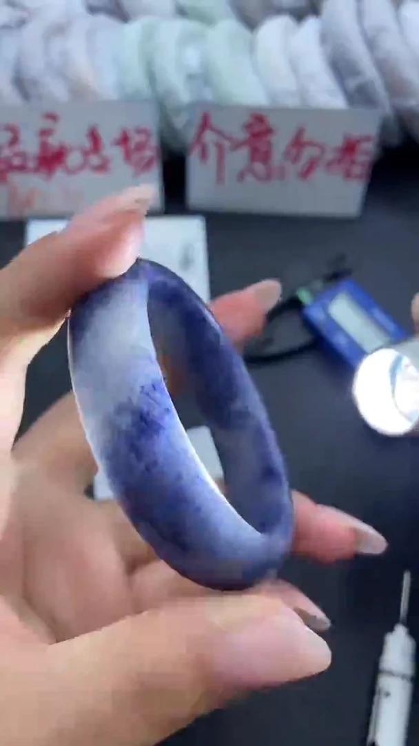 未镶嵌手镯和田玉瑕疵155+55/56