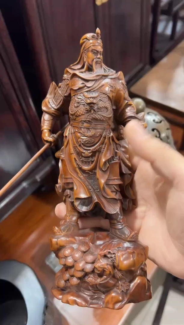 黄杨木关公像111