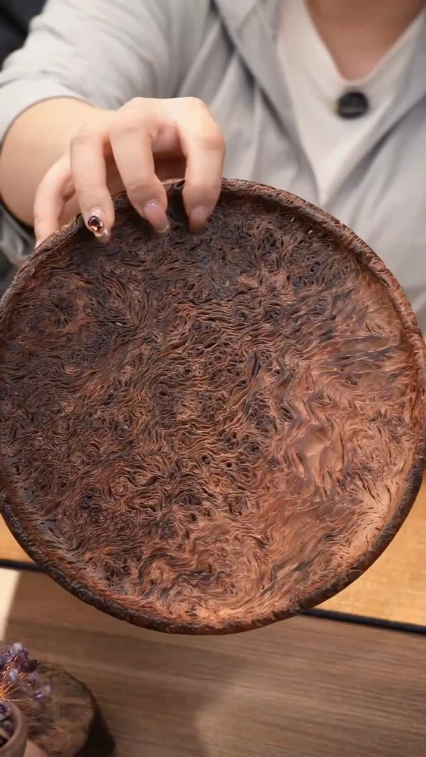 25号云小屋铁梨木果盘