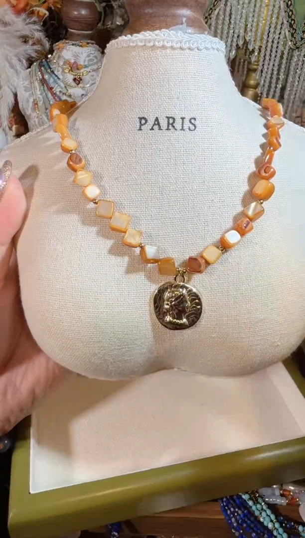 未镶嵌贝壳焦糖057