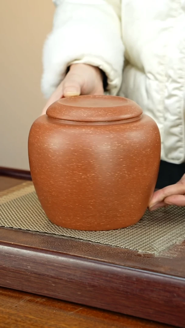 宜兴原矿紫砂茶叶罐