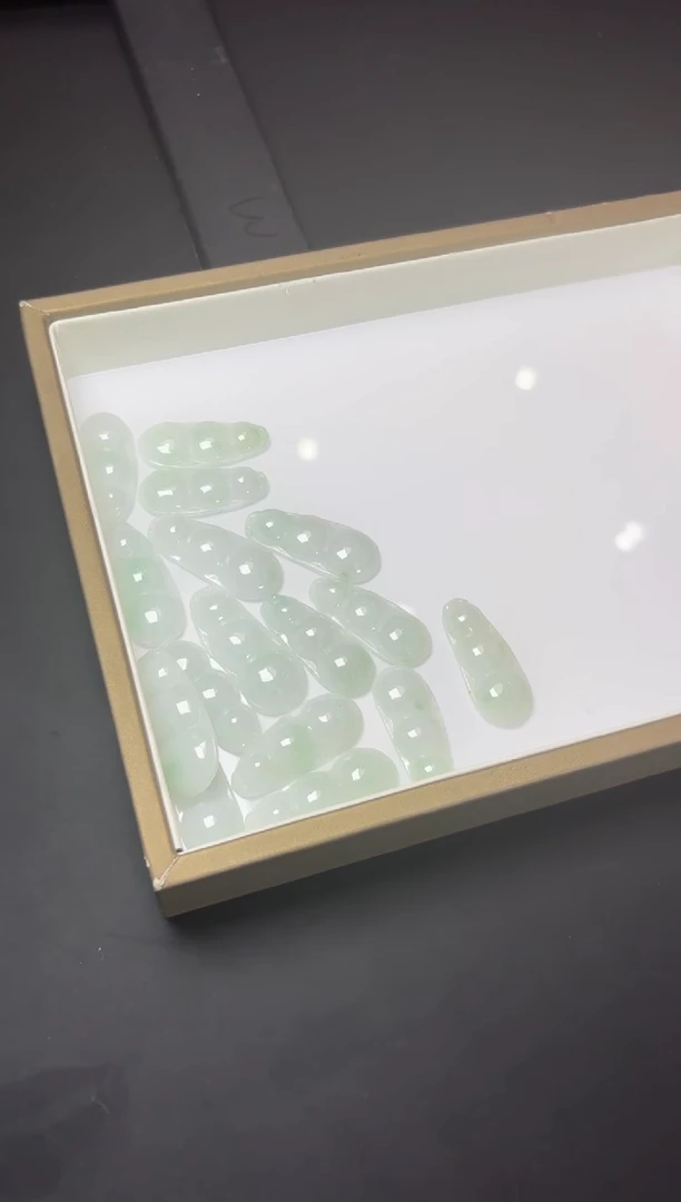 颈饰未镶嵌翡翠YM1472-1豆子多样性发一件