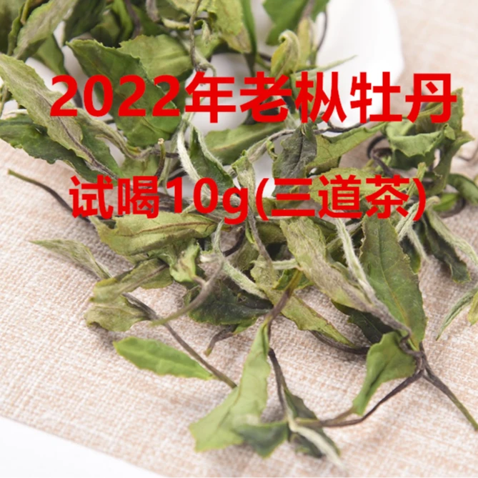 (试喝10g三道茶)2022年白茶老枞牡丹毫香花香嫩香蜜甜