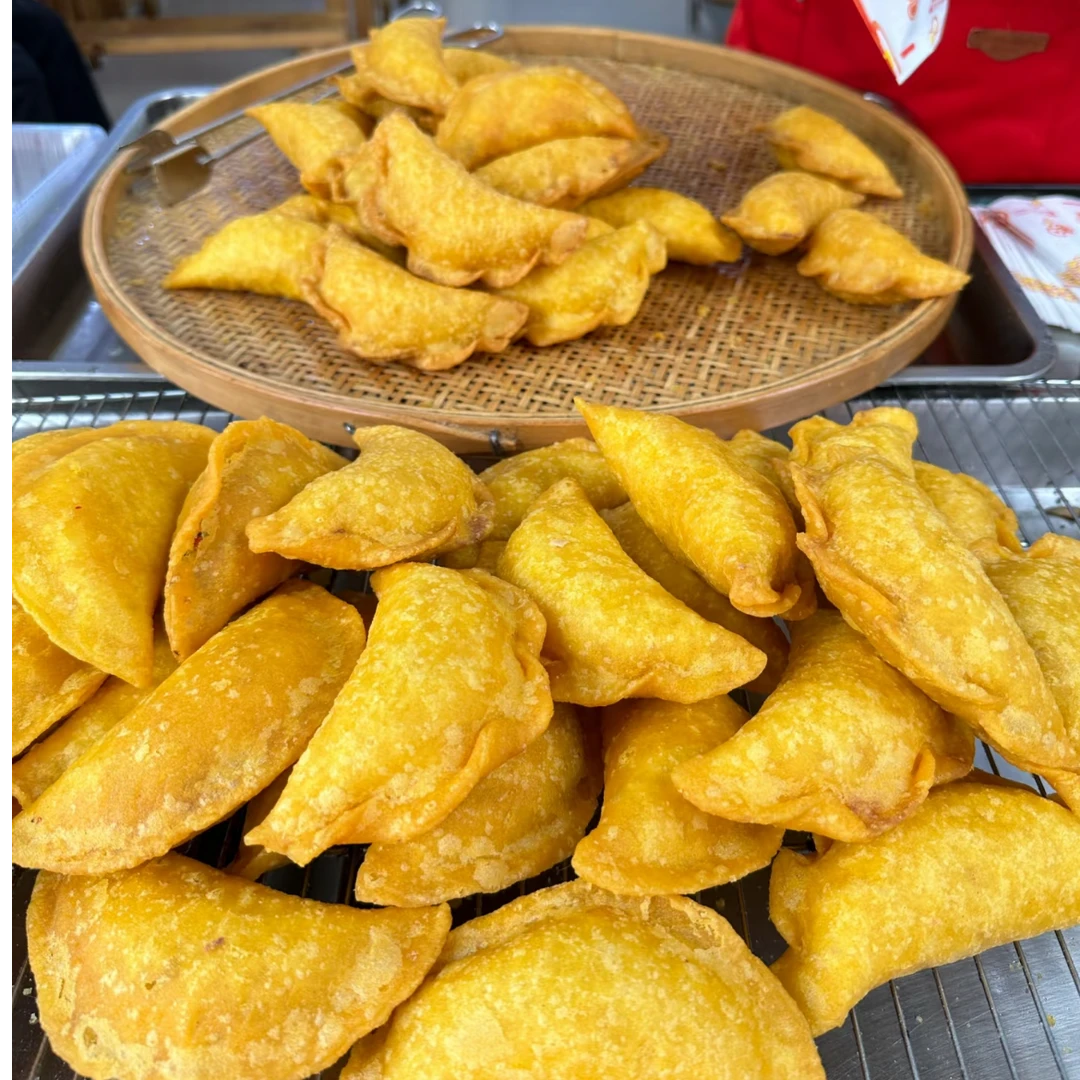 传统美味小吃正宗臭豆腐玉米粉饺子杭州建德油炸玉米粿特产