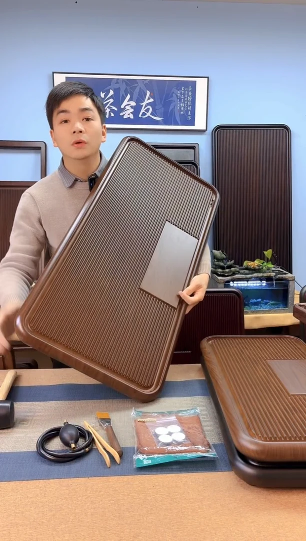【闪购商品】凌龙黄色款式茶盘90*43*4