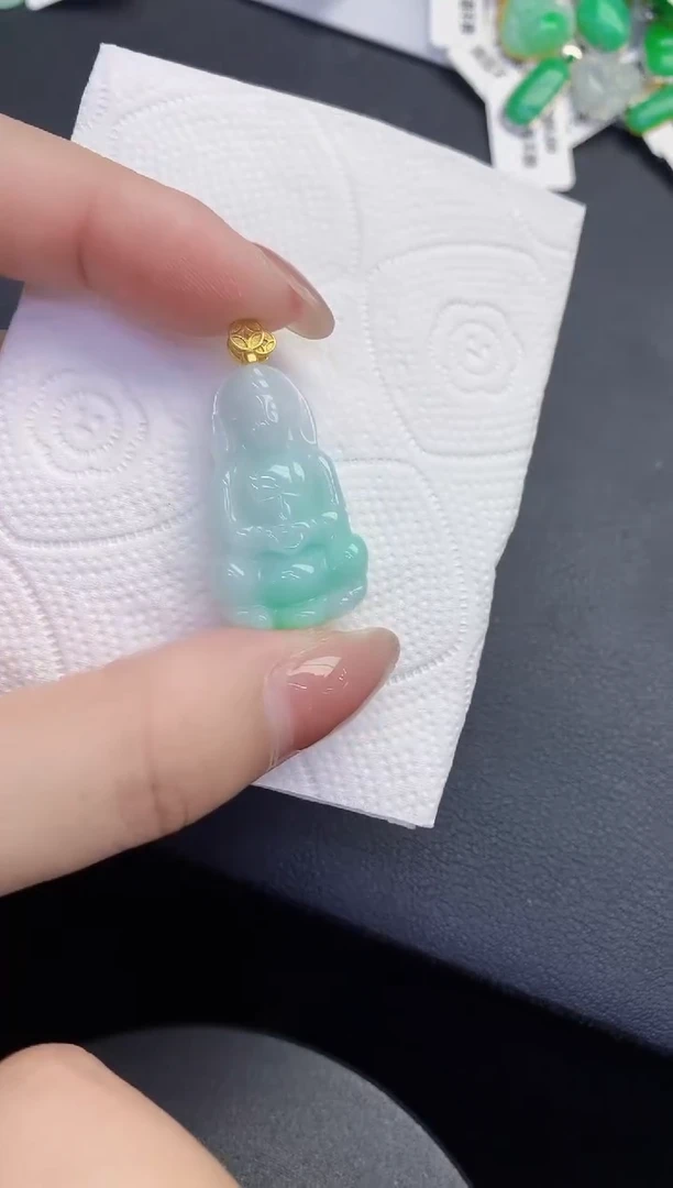 颈饰未镶嵌翡翠缅甸天然翡翠A货