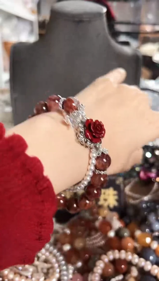 【闪购商品】淡水珍珠珠宝奇石未镶嵌QS时尚手链一条