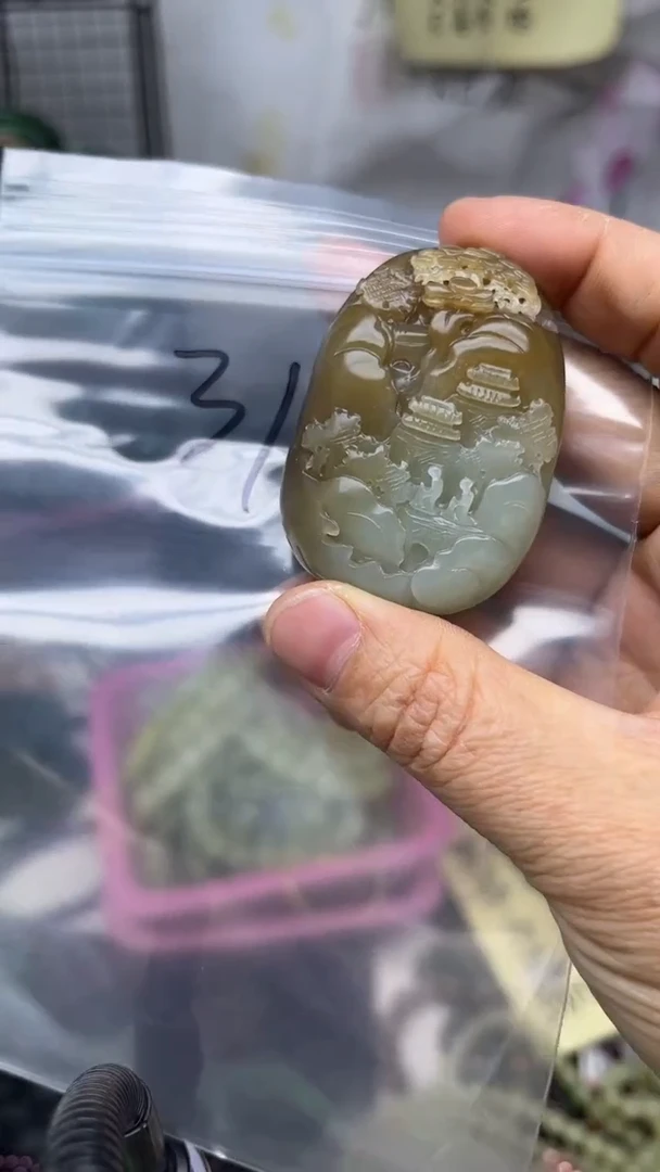 颈饰未镶嵌和田玉多样性发货拍一发一