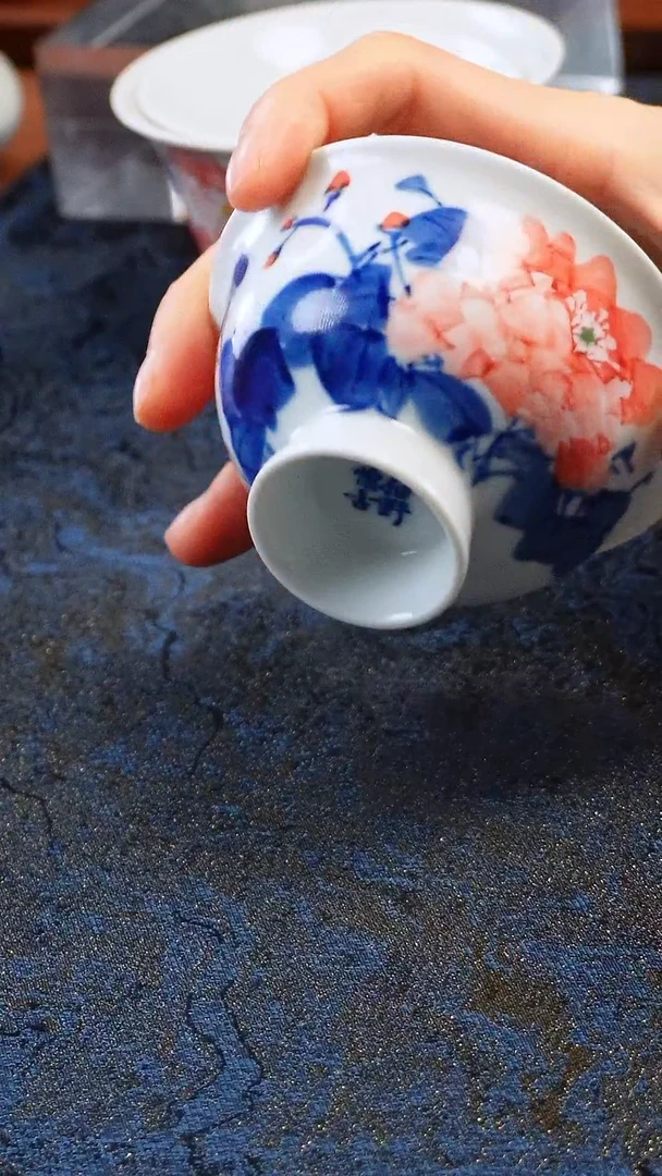 柚野福利牡丹花高足杯
