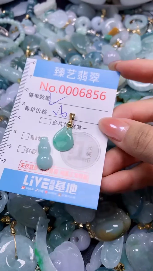 颈饰未镶嵌翡翠6856