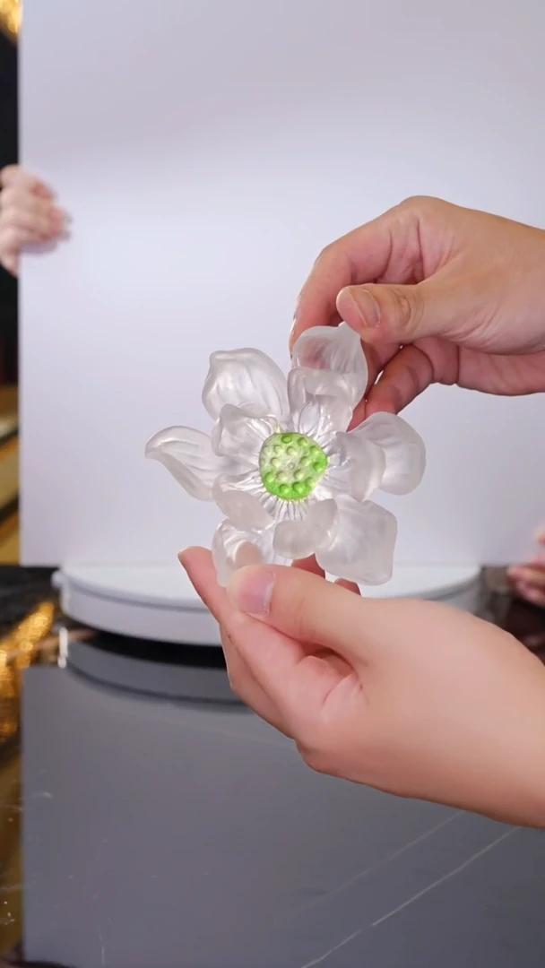 摆件拉*AJ06622夏荷香插摆件