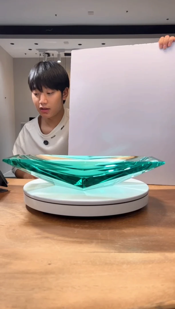 茶宠巴比特美学 冰绿色冰湖果盘