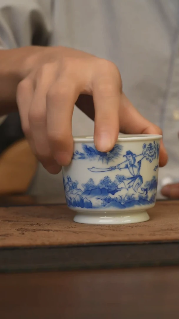 瓷片柴窑青花破价福利