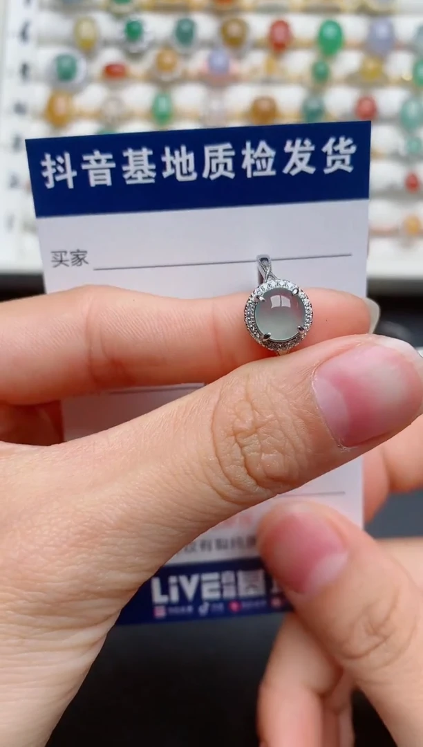 【闪购商品】翡翠戒指银S925镶嵌...............