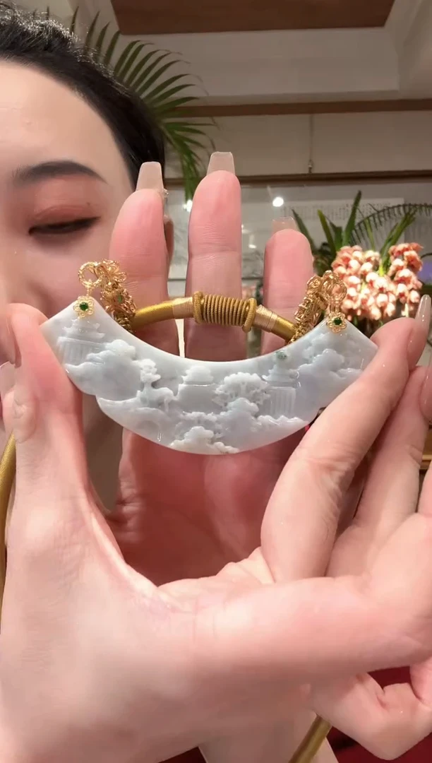 【闪购商品】翡翠颈饰未镶嵌国风