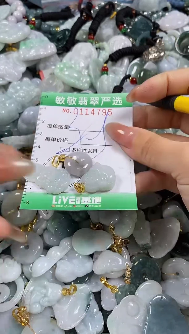 【闪购商品】翡翠颈饰未镶嵌闪购0114795多样性发其一