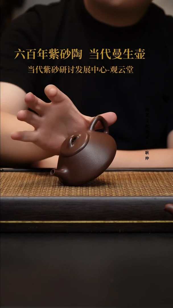茶壶紫砂黑星土 士恒石瓢