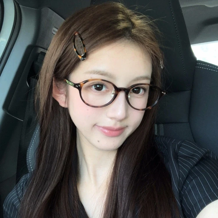 【3号】复古玳瑁小圆框眼镜女款书呆子防蓝光近视可配度数素颜显瘦