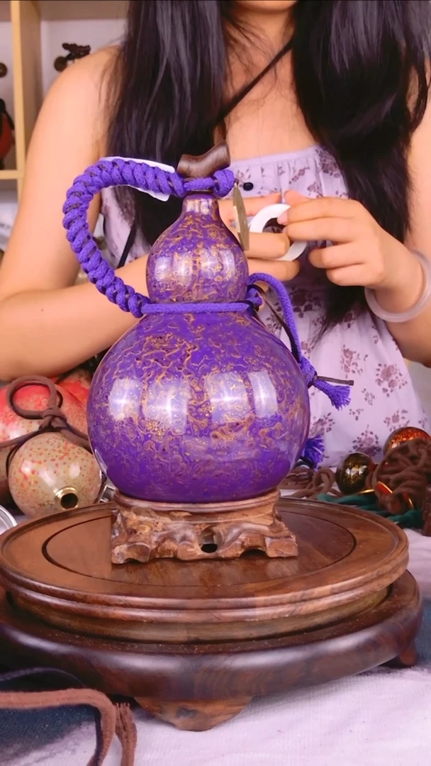080一物一拍 大漆酒葫芦 真葫芦真大漆
