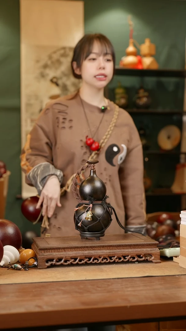 112号精品天然大漆酒葫芦一物一拍~