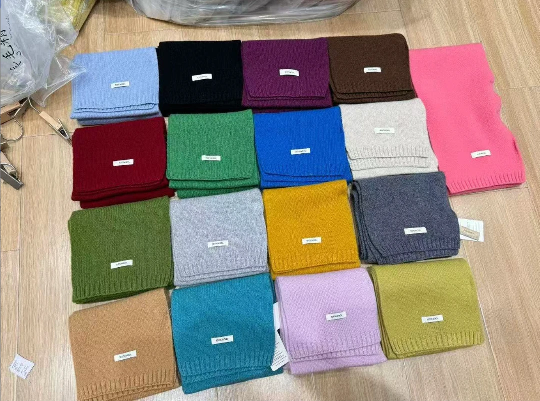 【志玲家】秋冬纯色围巾韩版休闲