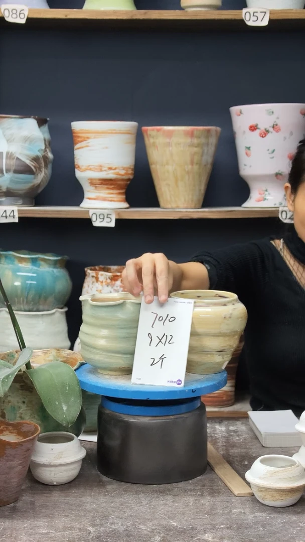 江西景德镇花盆微瑕7010