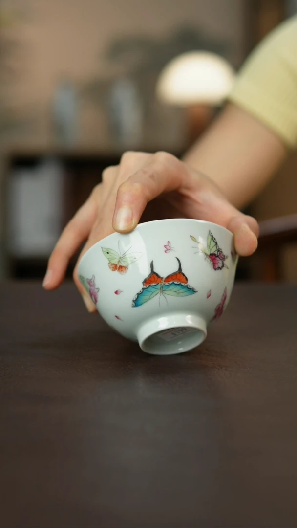 景德镇陶瓷杯碗柴烧多人