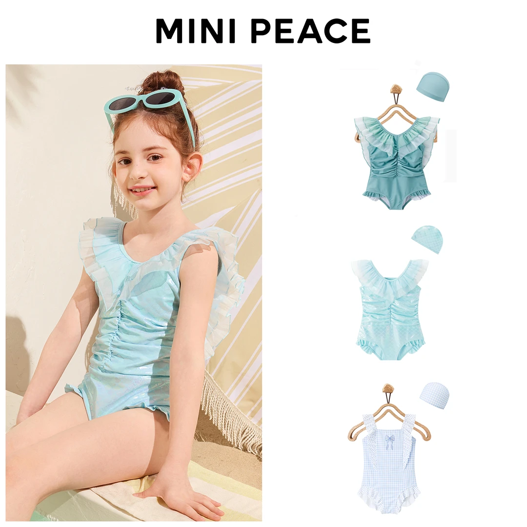 【泳衣福利合集】MINIPEACE太平鸟童装女童夏季中大童泳衣儿童女款