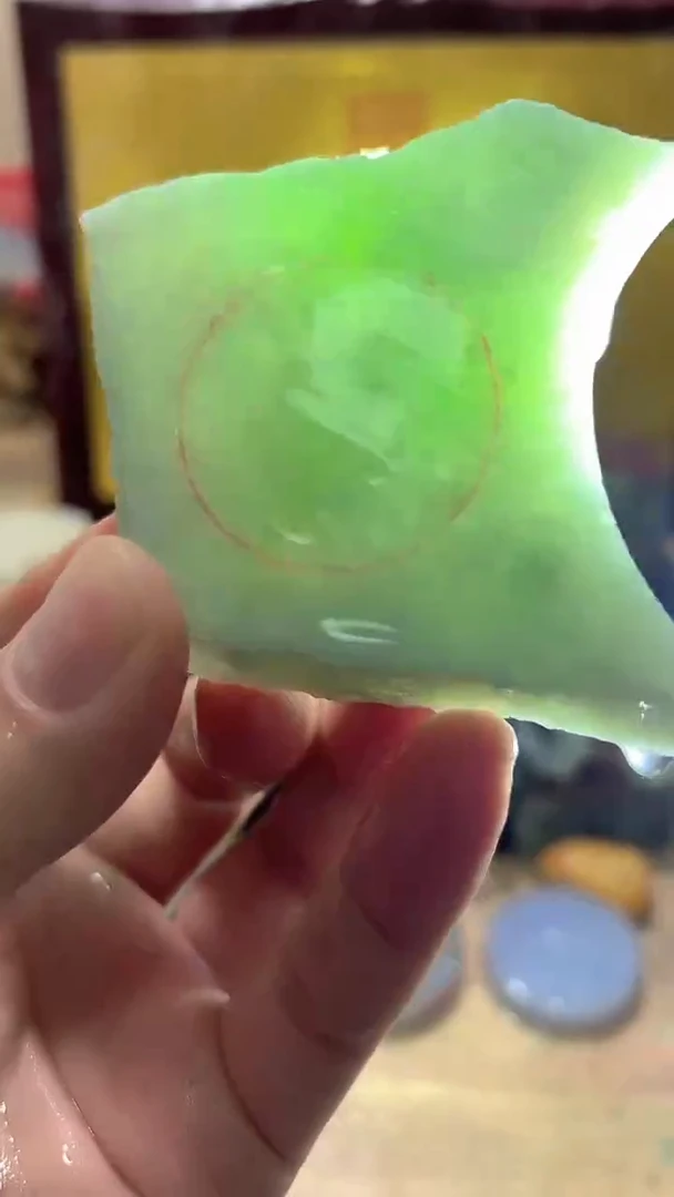 未镶嵌挂件翡翠A货常星6935