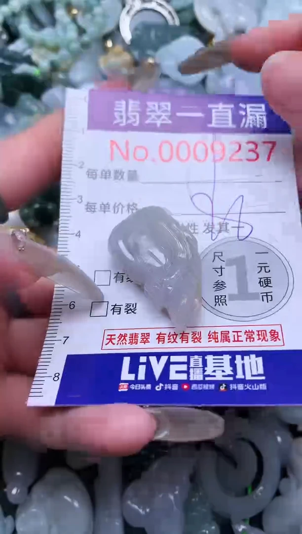 【闪购商品】翡翠吊坠(不含链)未镶嵌9237