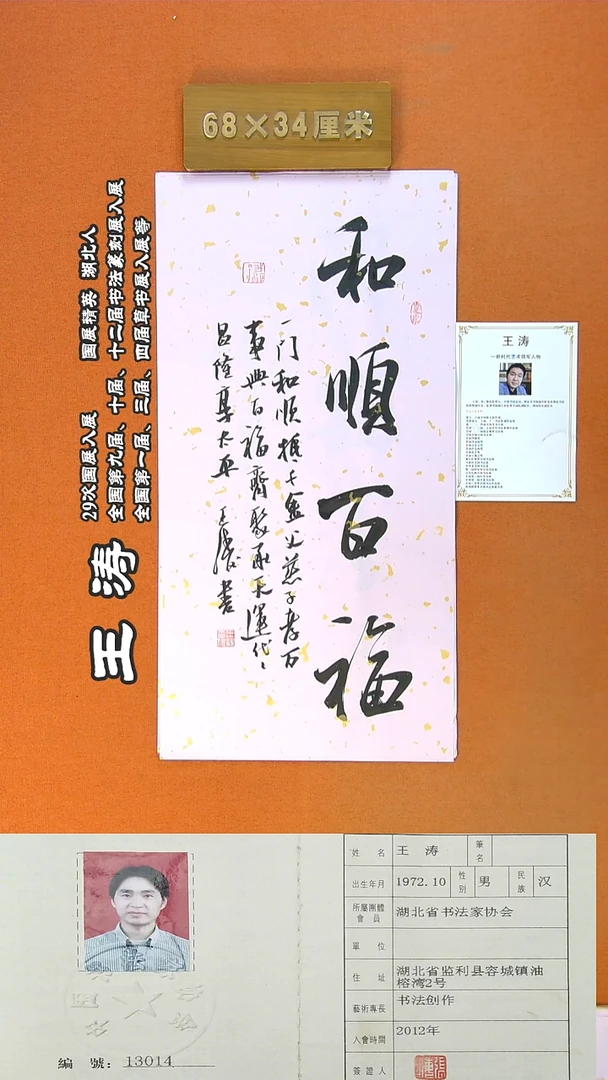 书法89R王涛书法作品