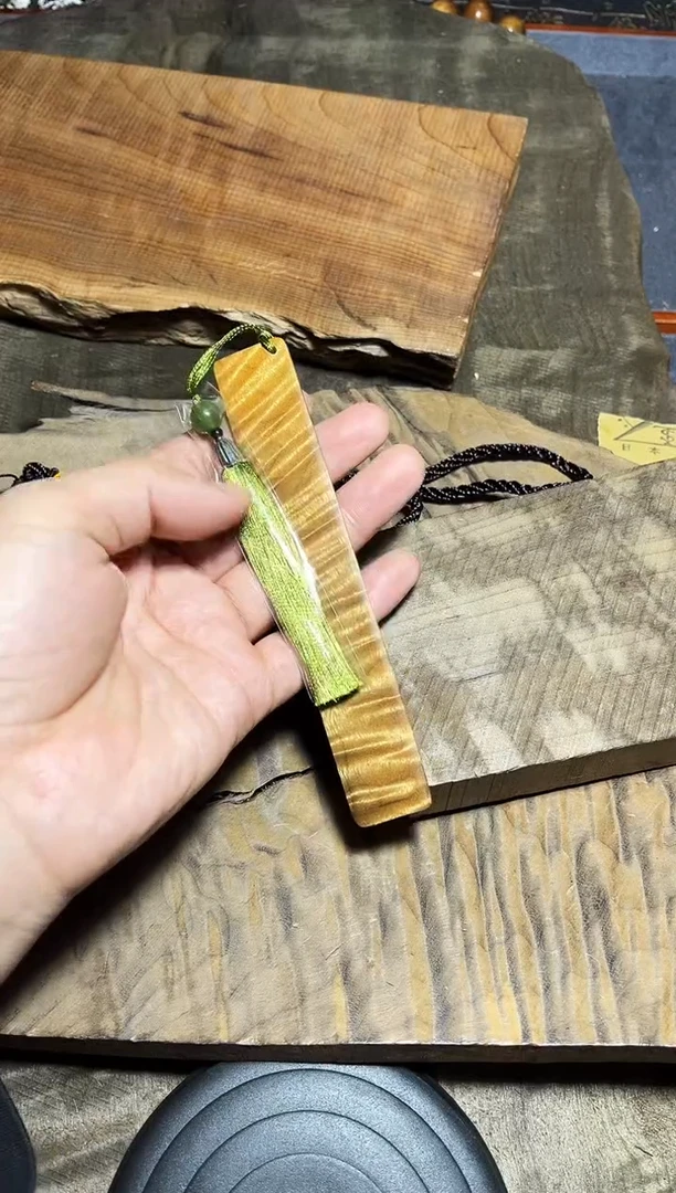 金丝楠其他满水波书签98