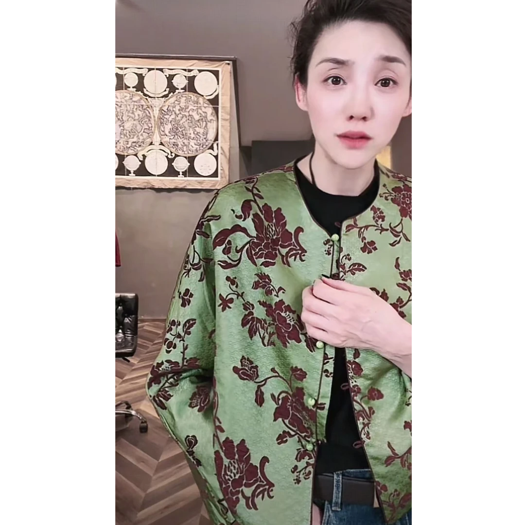 石发绿  章绒  外套   WT1118