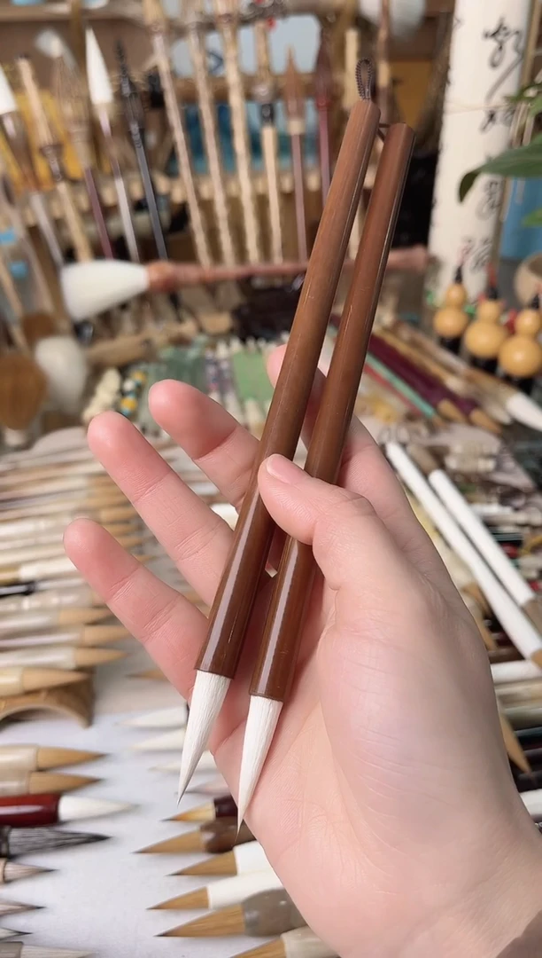 【清水试笔，拒绝蘸墨】墨琳笔庄毛笔2支