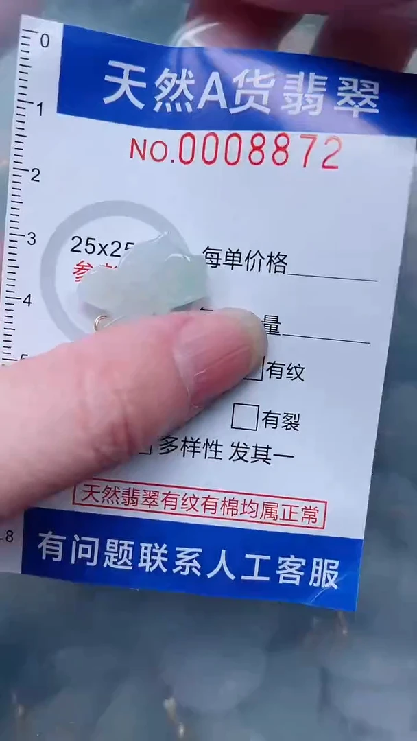 翡翠未镶嵌吊坠(不含链)1