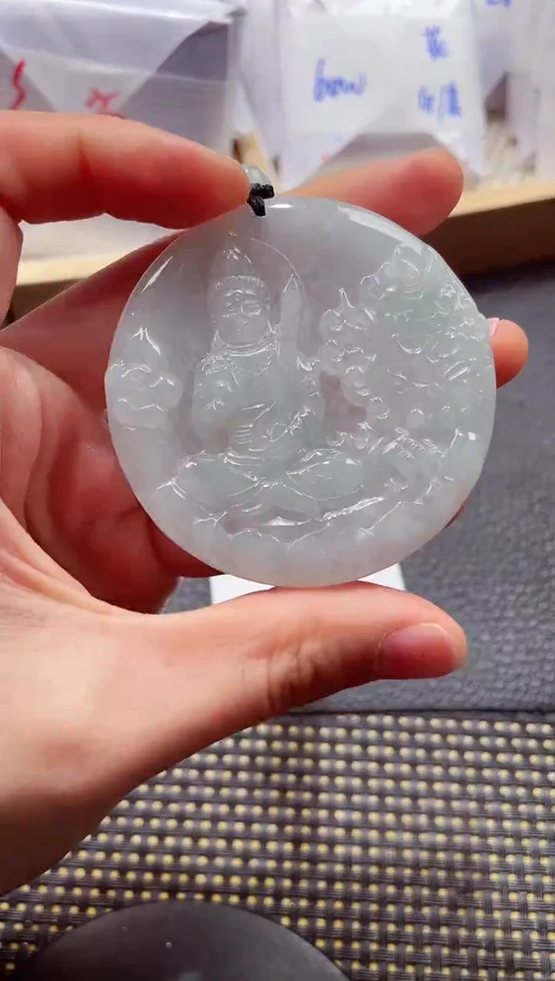 颈饰未镶嵌翡翠000111 文殊