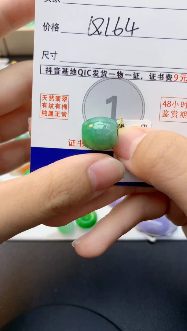 颈饰未镶嵌翡翠天然缅甸A货翡翠百元以上9元证书费自理