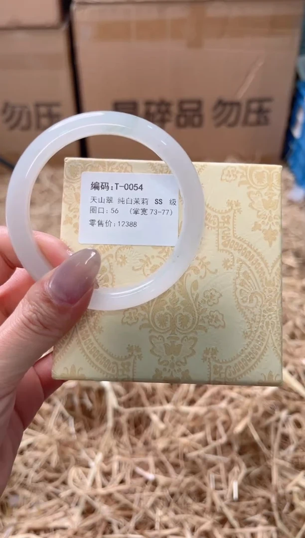 未镶嵌手镯石英质玉T-0054