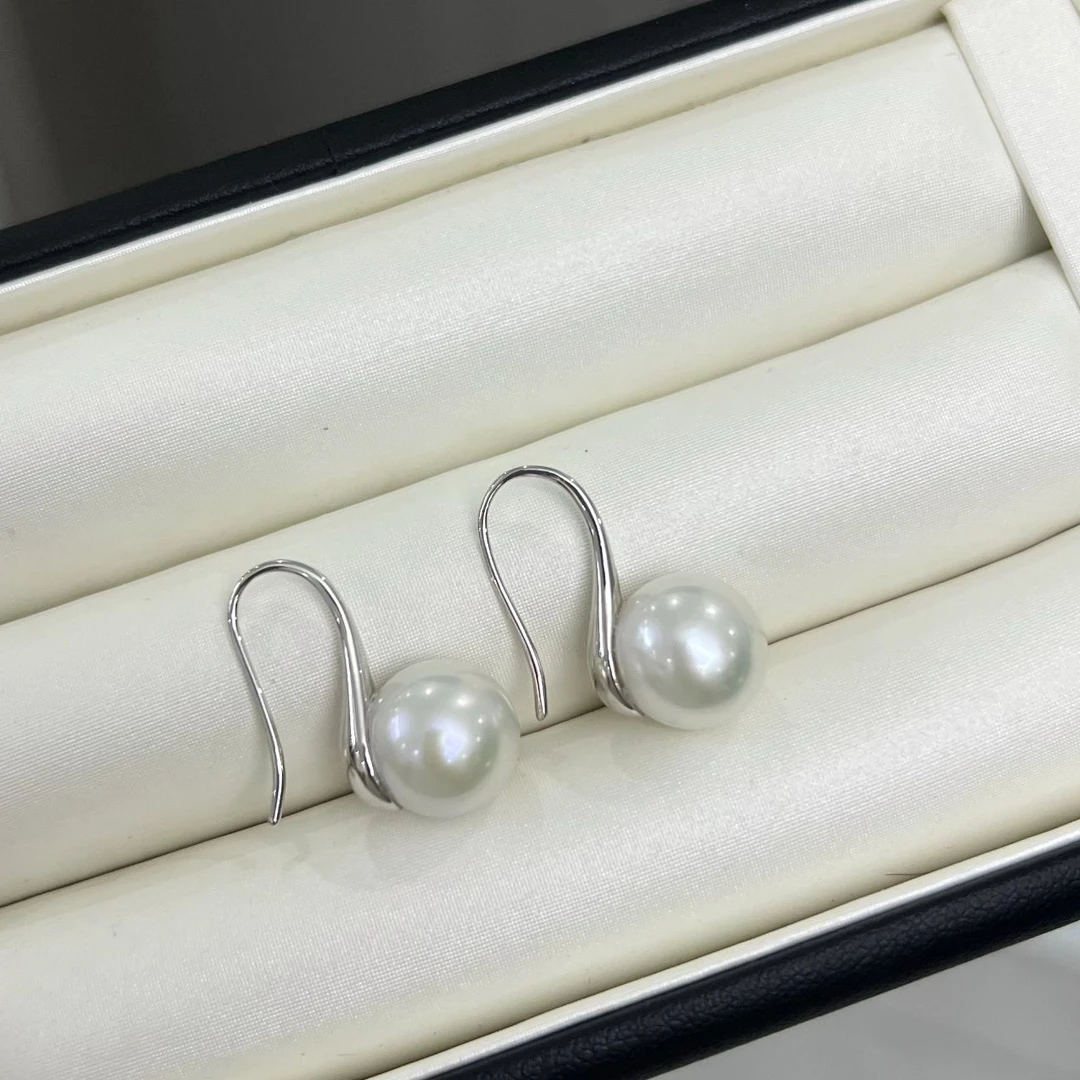 【青蓝极光爱迪生】11.5-12mm高品质珍珠耳饰高跟鞋款