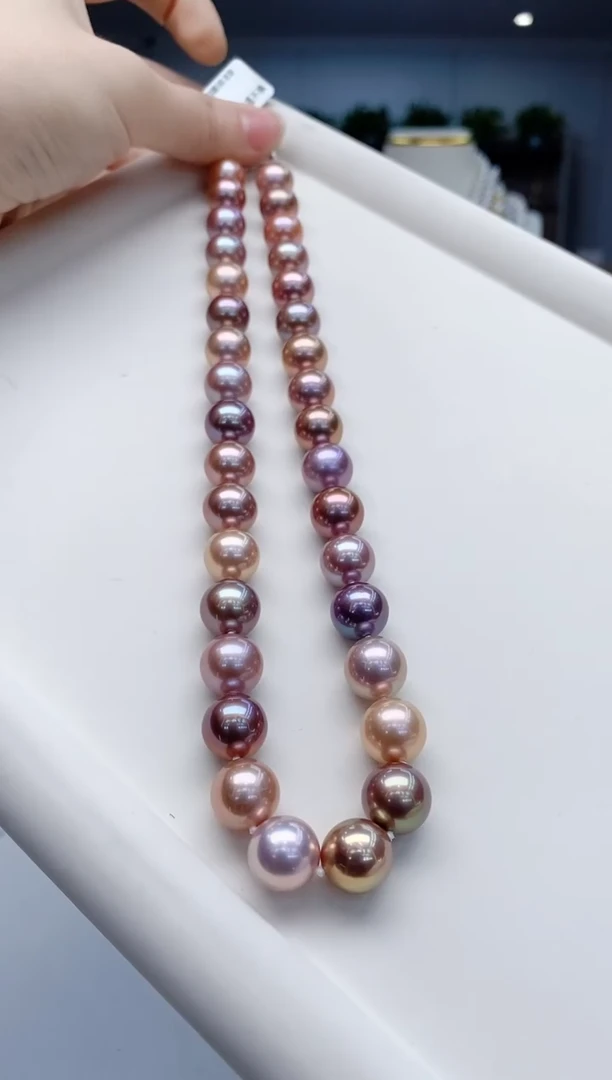 【闪购商品】淡水珍珠项链未镶嵌淡水项链11-12