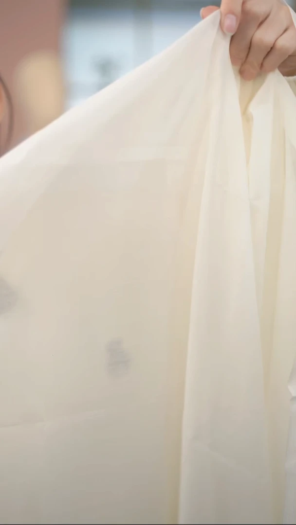 混纺3米真丝+棉面料 防晒衣纱裙布料