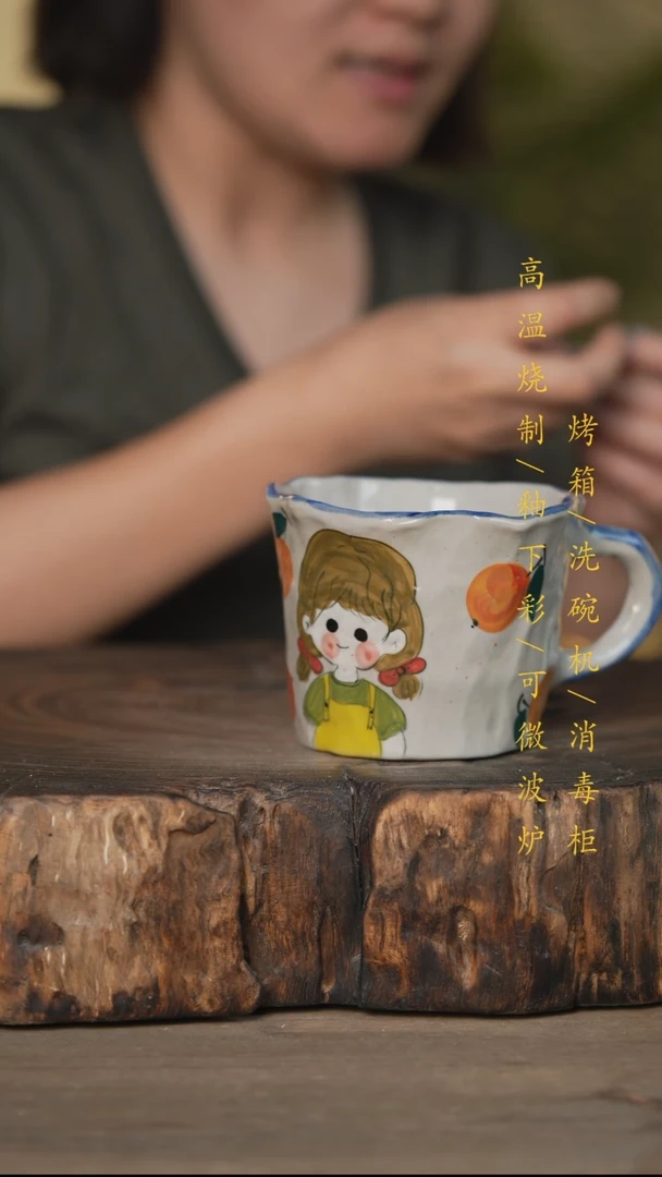 碗景德镇高温釉下彩可微波烤箱洗碗机