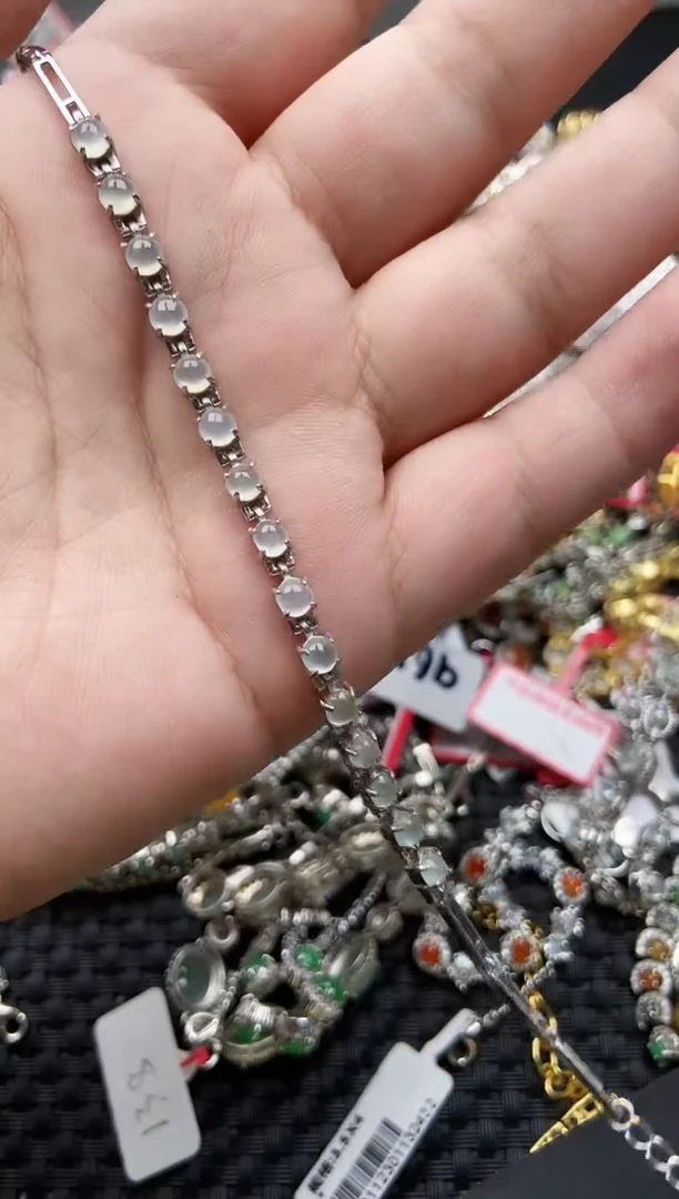 【闪购商品】翡翠戒指银S925镶嵌2222222-7