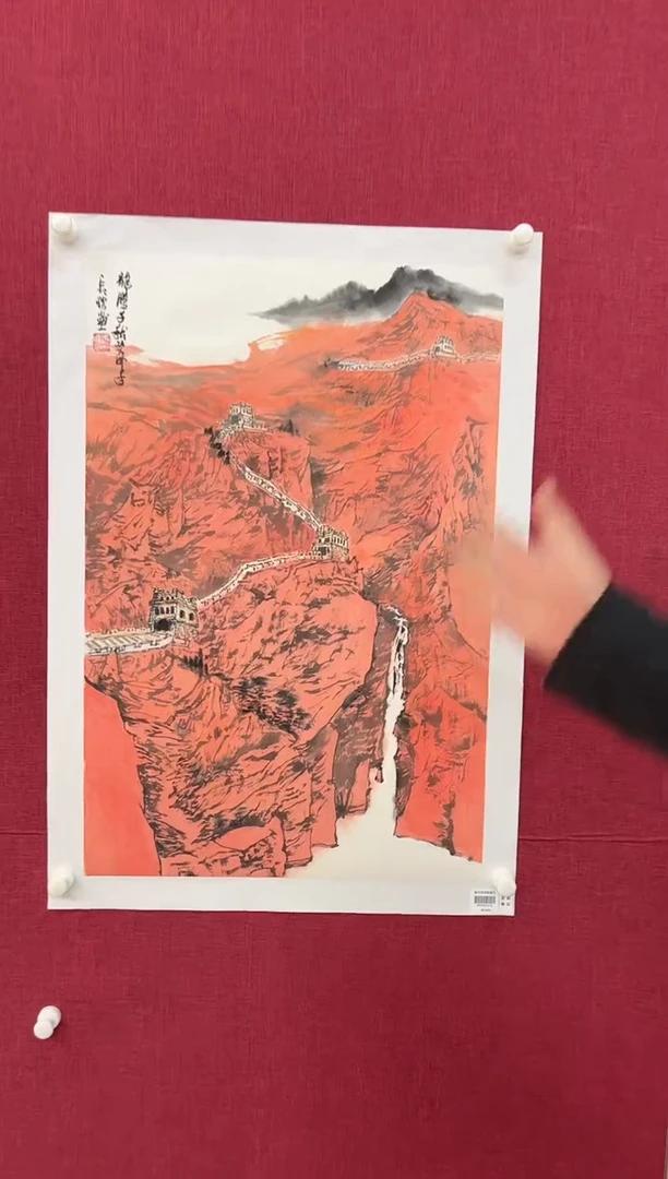 【闪购商品】绘画李长胜-2.7平尺-长城-纸片